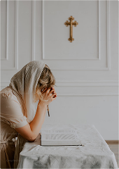 Person praying
